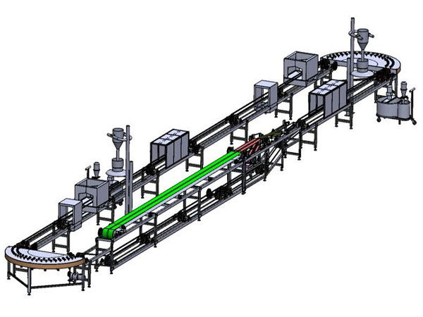 Automatic-spray-glazing-line-for-dishes